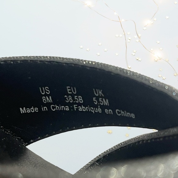 DKNY - Elegant Black Glitter Women's Heels in size 8 NWOT - Picture 11 of 12